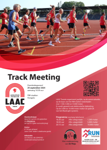 Flyer LAAC Twente Track Meeting 2025